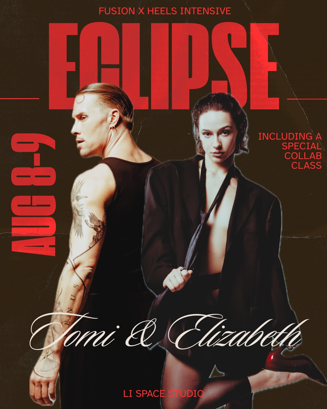 ECLIPSE Fusion x Heels Intensive with Tomi & Elizabeth at LI Space studio in Helsinki